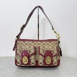 Coach Signature Legacy Turnlock Shoulder Bag